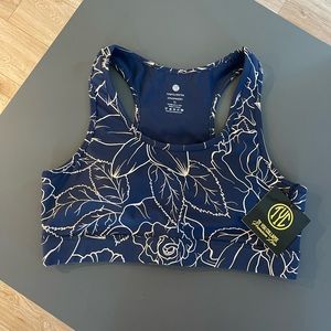 TYC Sports Bra and Legging set in royal roses